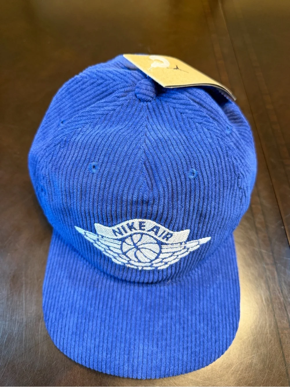 New Nike Air Jordan Logo Hat Blue White Size L / XL